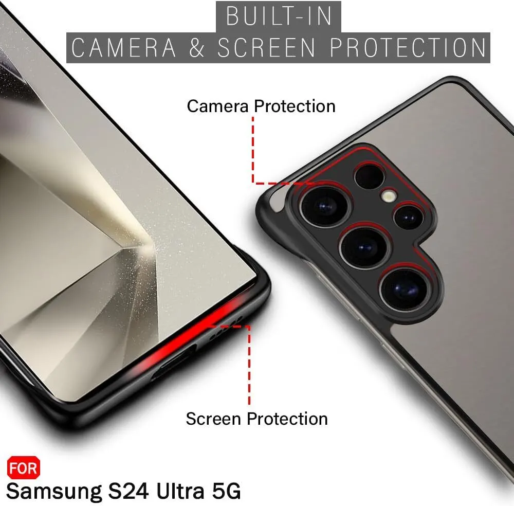Xolia Back Cover for Samsung Galaxy S24 Ultra 5G (Black, Plastic, Pack of: 1) — image 3 of 5