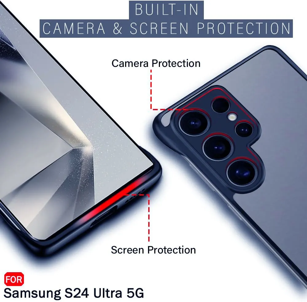 Xolia Back Cover for Samsung Galaxy S24 Ultra 5G (Blue, Plastic, Pack of: 1) — image 3 of 5