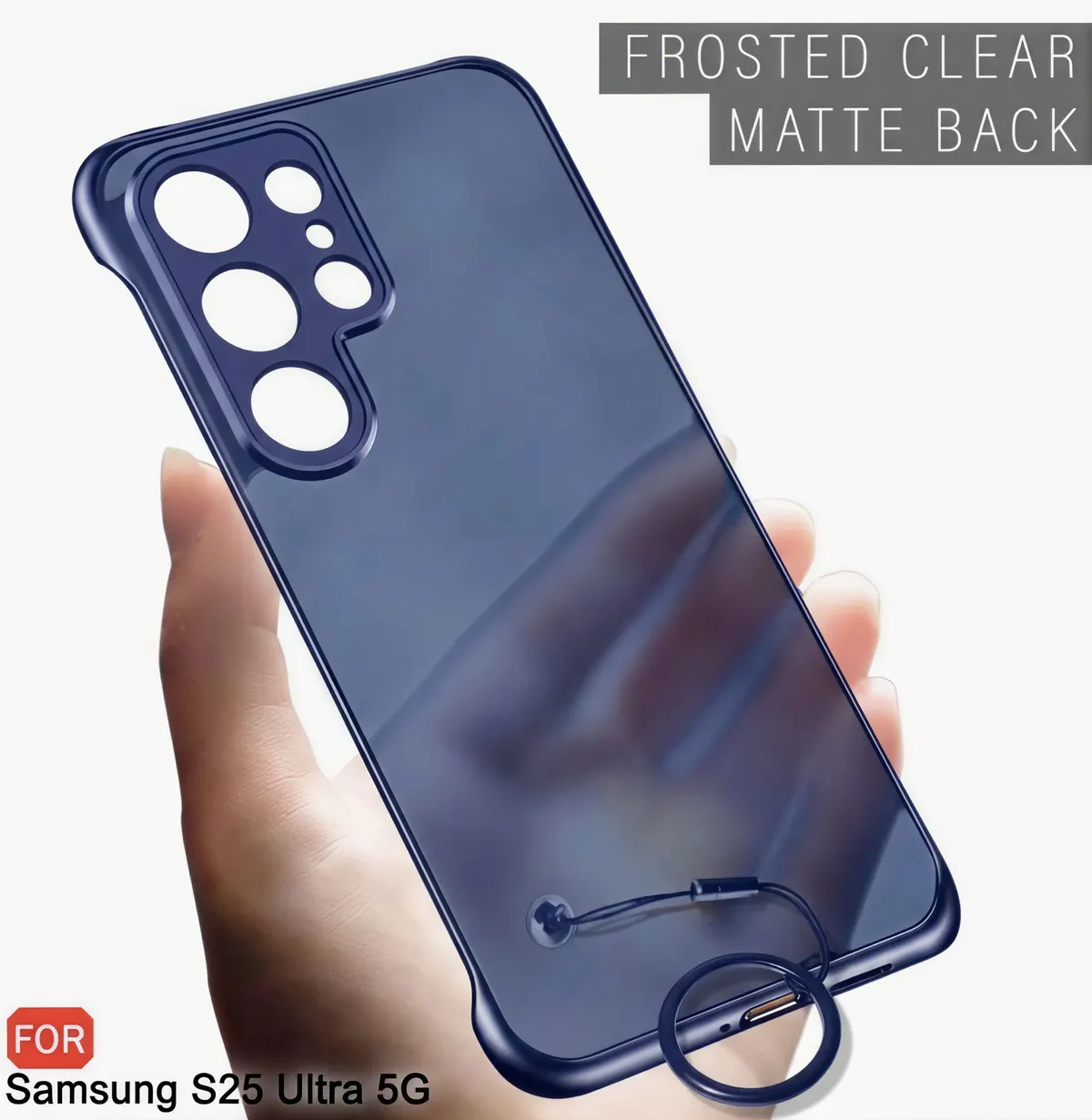 Xolia Back Cover for Samsung Galaxy S25 Ultra 5G (Blue, Plastic, Pack of: 1) — image 5 of 5