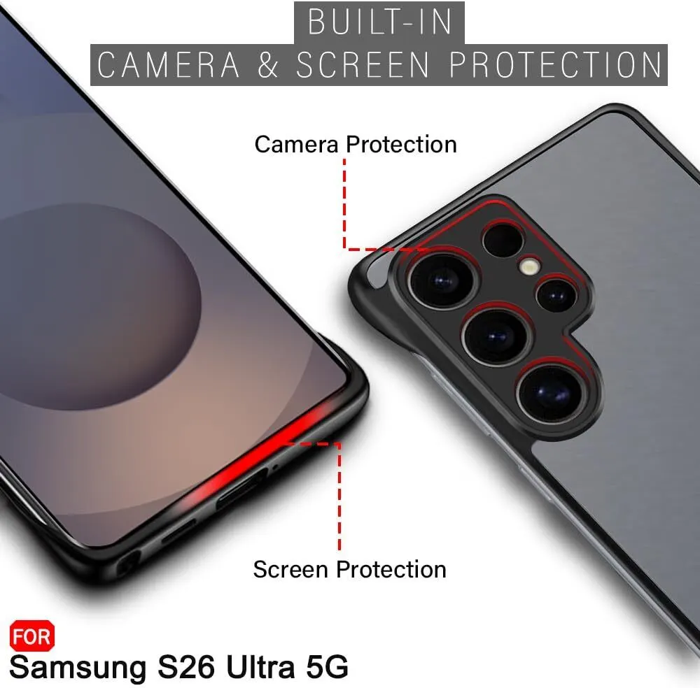 Xolia Back Cover for Samsung Galaxy S26 Ultra 5G (Black, Plastic, Pack of: 1) — image 3 of 5