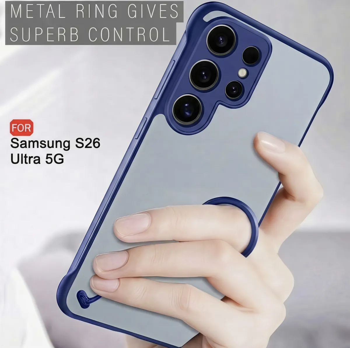 Xolia Back Cover for Samsung Galaxy S26 Ultra 5G (Blue, Plastic, Pack of: 1) — image 4 of 5