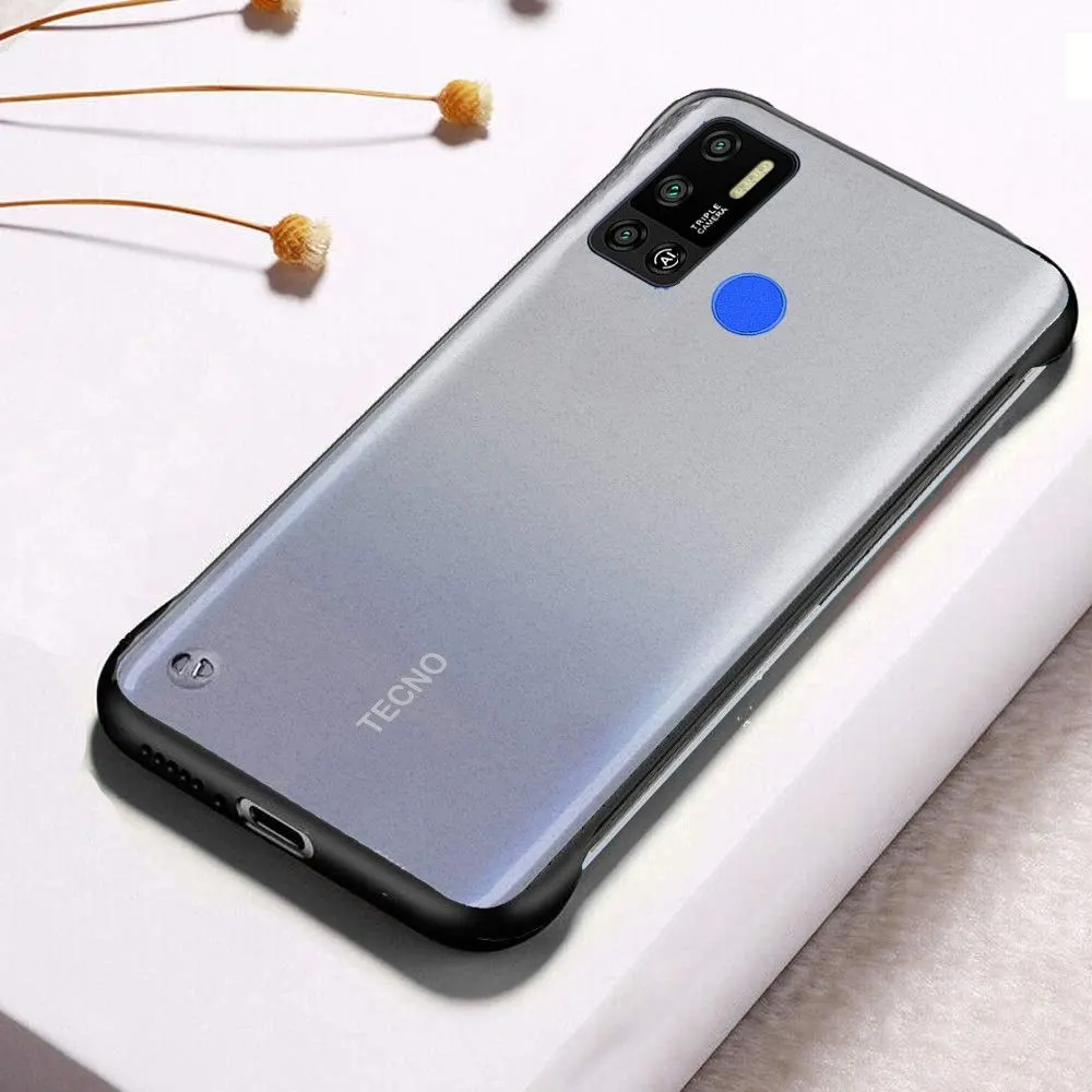 Micvir Back Cover for Tecno Spark 6 Air (Black, Camera Bump Protector, Pack of: 1) — image 4 of 5