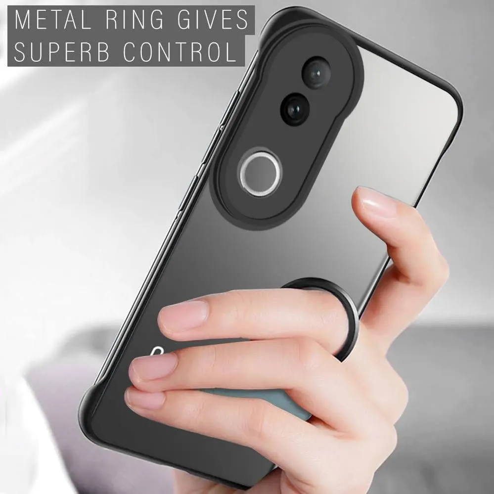 Micvir Back Cover for Vivo T4R 5G (Black, Plastic, Pack of: 1) — image 2 of 5
