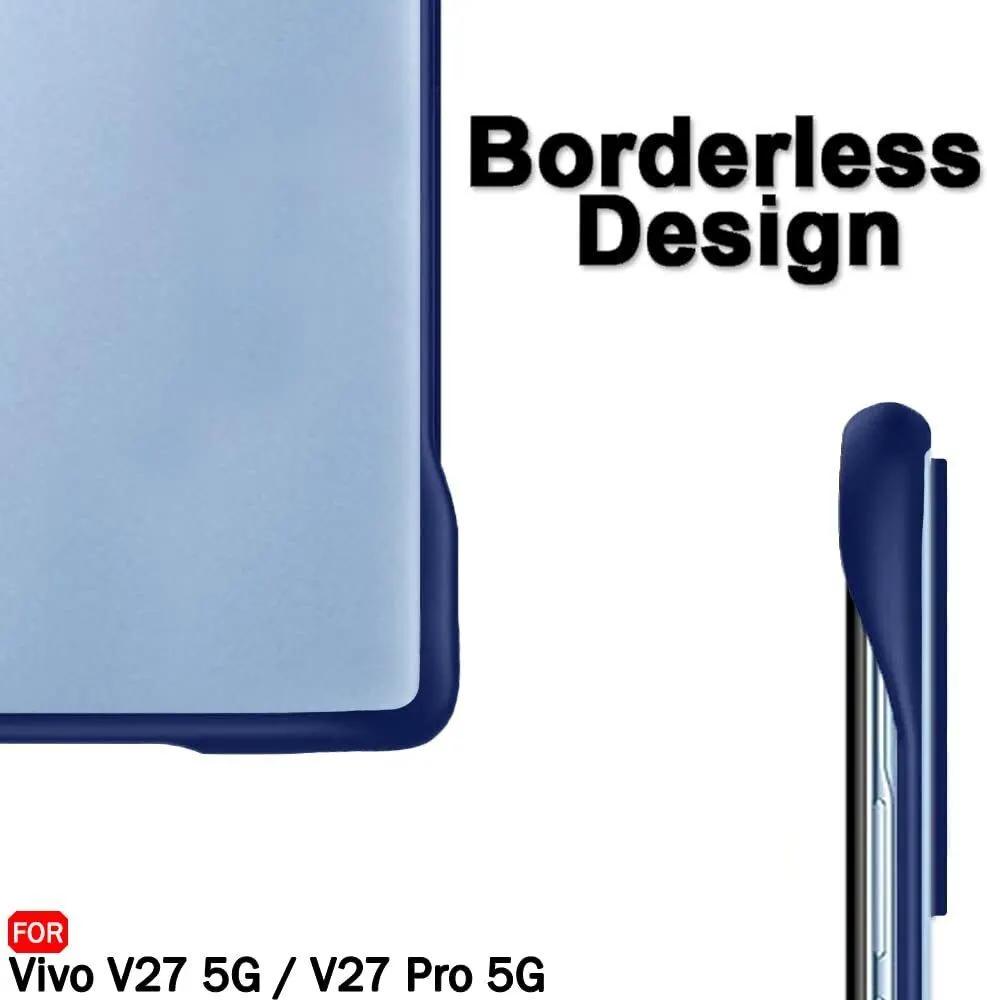 Micvir Back Cover for Vivo V27 5G (Blue, Pack of: 1) — image 4 of 5