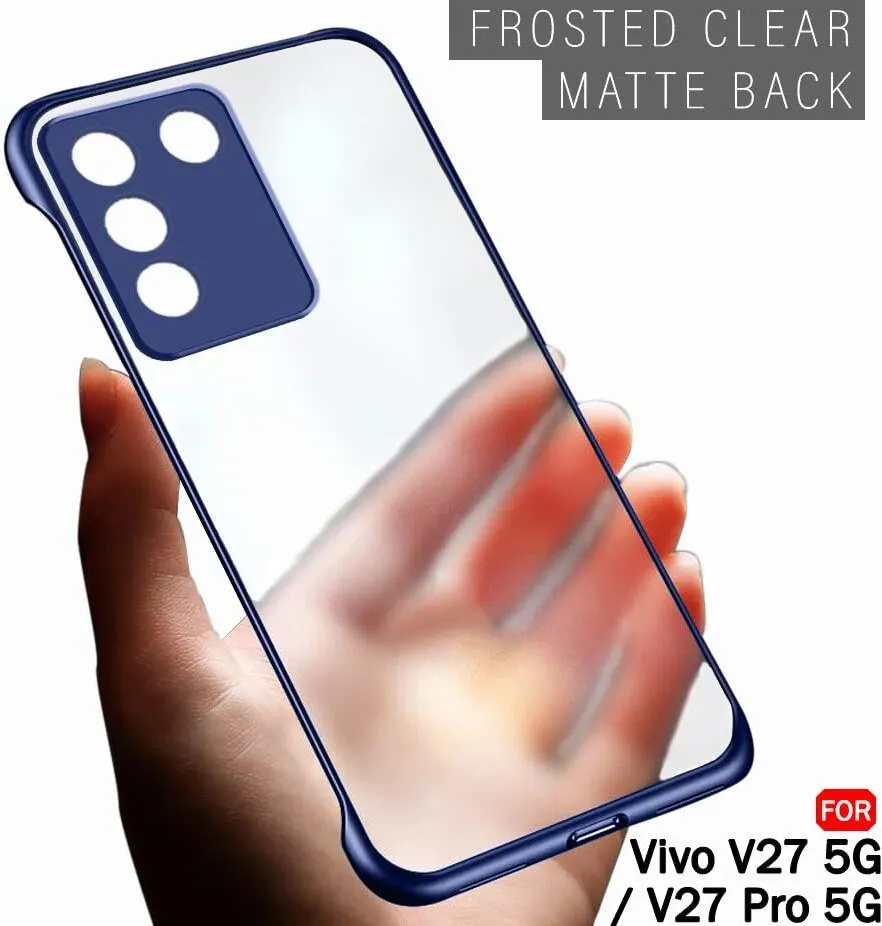Micvir Back Cover for Vivo V27 5G (Blue, Pack of: 1) — image 5 of 5