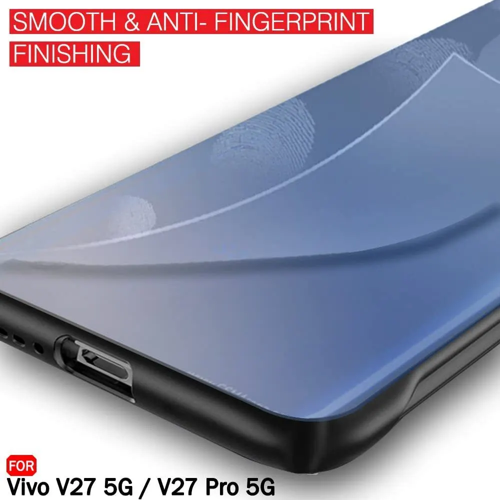 Micvir Back Cover for Vivo V27 Pro 5G (Black, Dual Protection, Plastic, Pack of: 1) — image 4 of 5