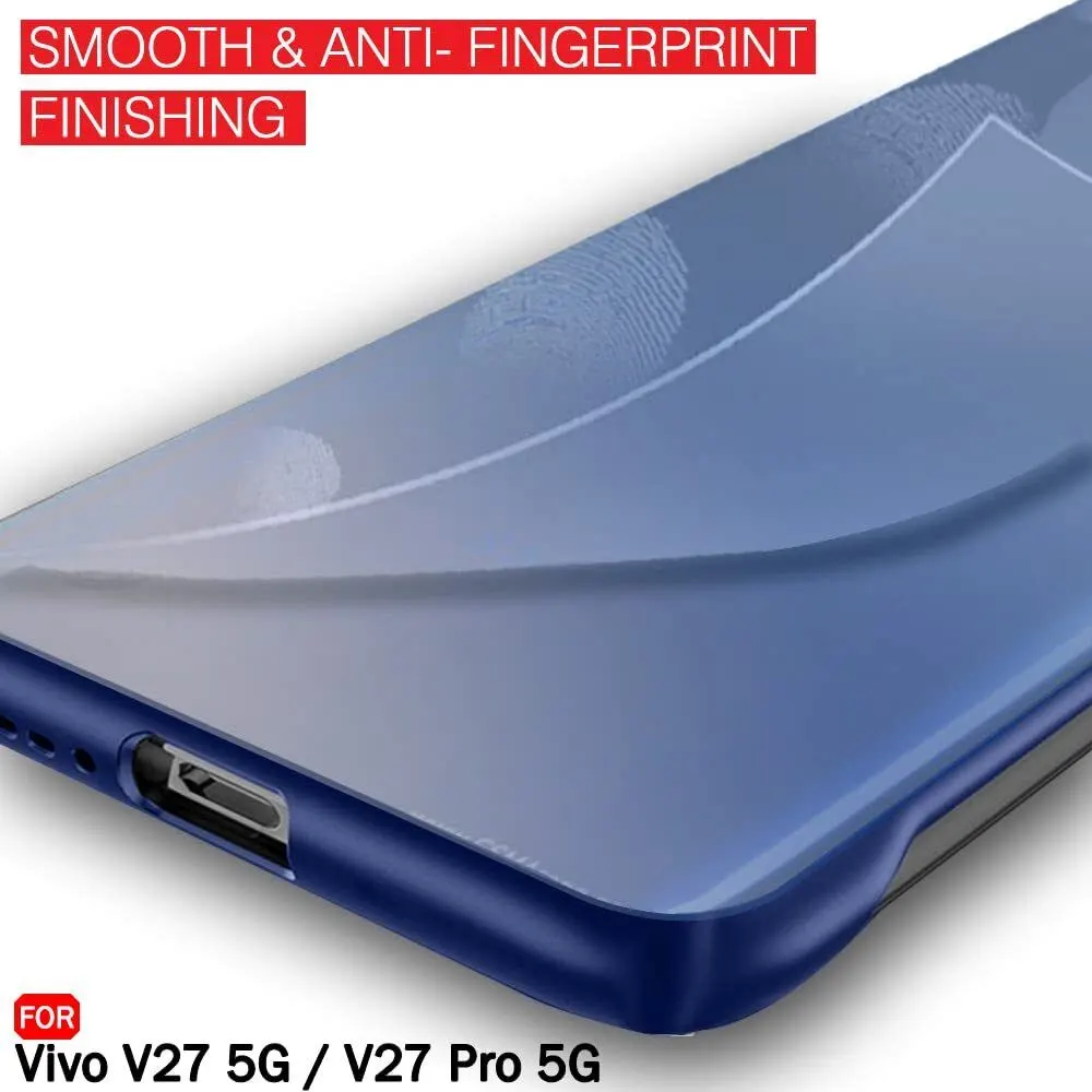 Micvir Back Cover for Vivo V27 Pro 5G (Blue, Dual Protection, Plastic, Pack of: 1) — image 4 of 5