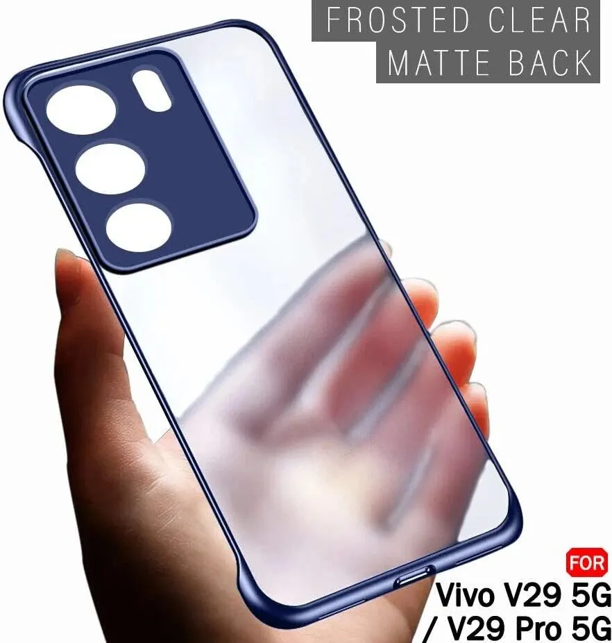 Micvir Back Cover for Vivo V29 Pro 5G (Blue, Plastic, Pack of: 1) — image 3 of 5