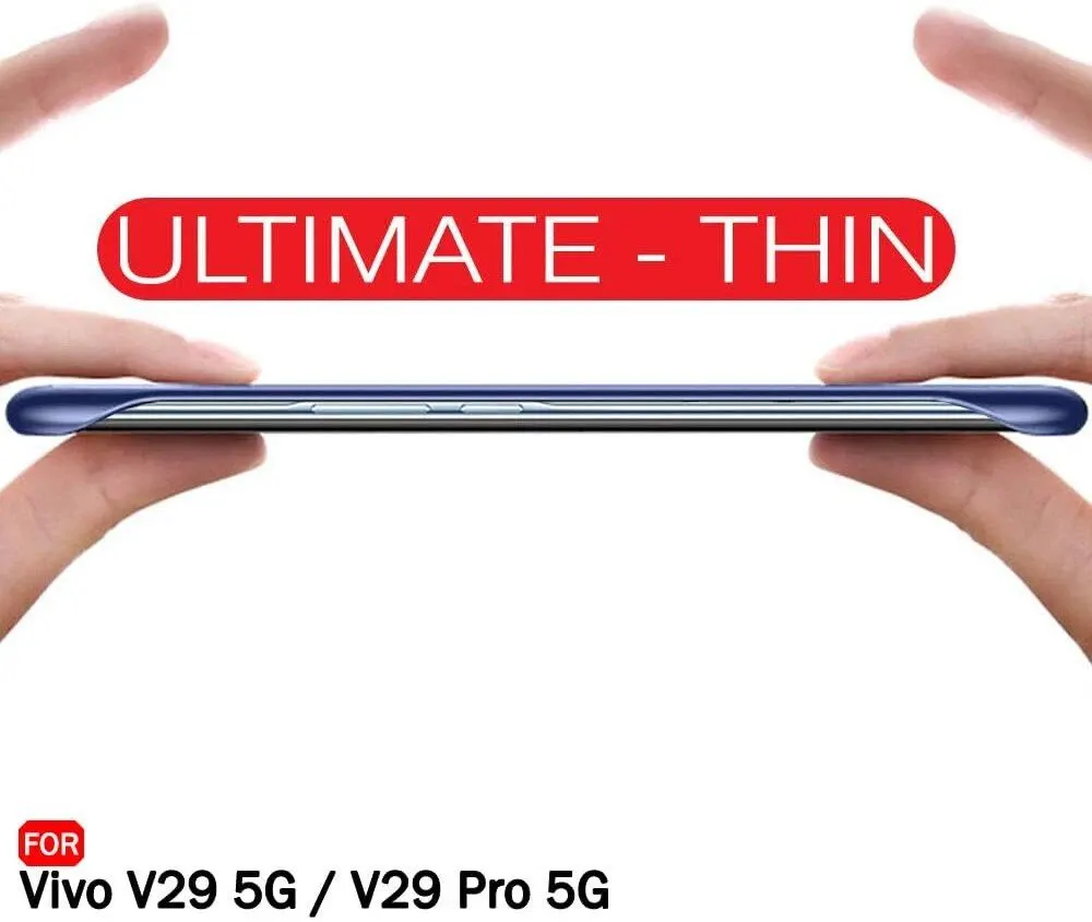 Micvir Back Cover for vivo V29 5G (Blue, Plastic, Pack of: 1) — image 5 of 5