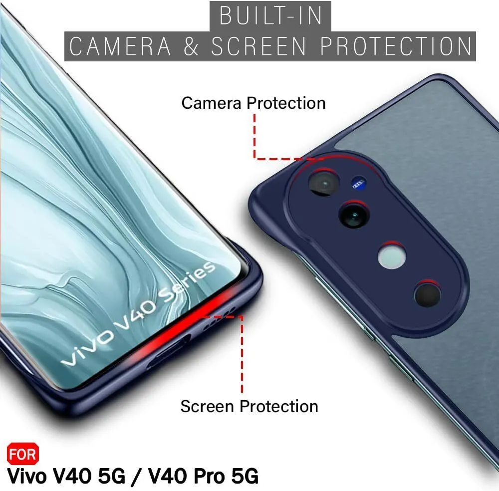 Micvir Back Cover for Vivo T3 Ultra (Blue, Pack of: 1) — image 2 of 5
