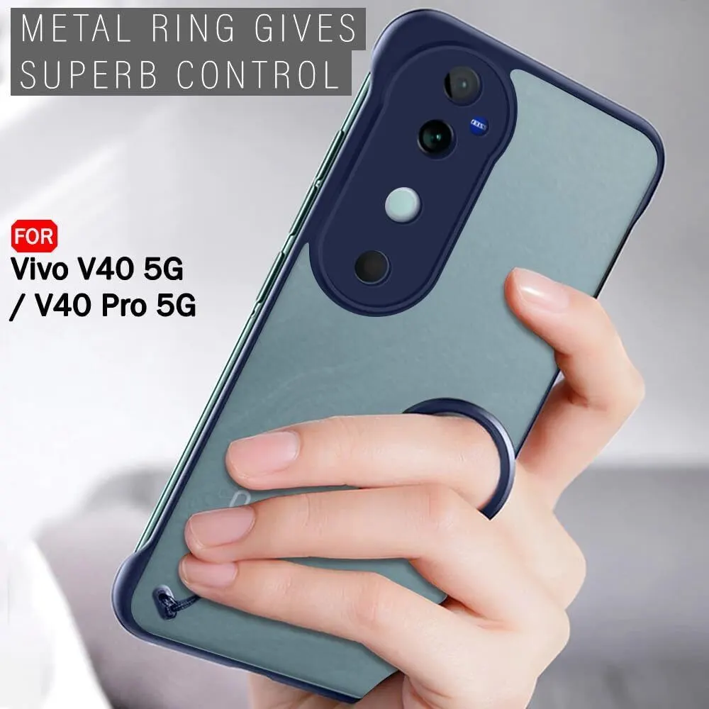 Micvir Back Cover for Vivo T3 Ultra (Blue, Pack of: 1) — image 3 of 5