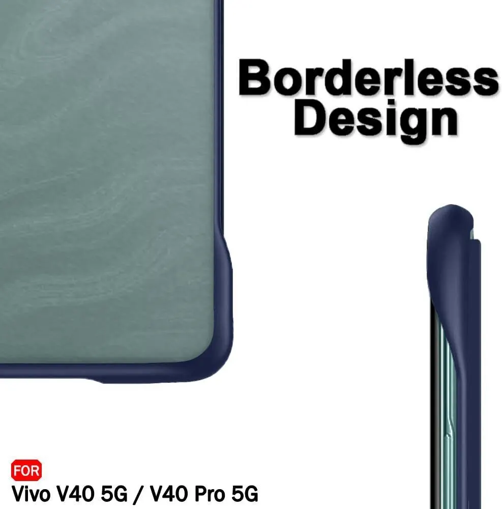 Micvir Back Cover for vivo V40 Pro 5G (Blue, Plastic, Pack of: 1) — image 5 of 5