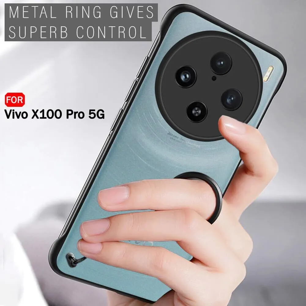 Micvir Back Cover for Vivo X100 PRO 5G (Black, Plastic, Pack of: 1) — image 3 of 5