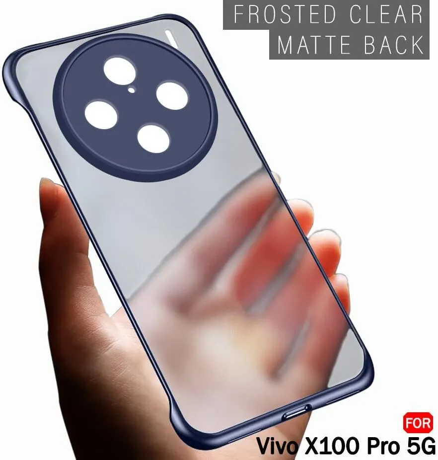 Micvir Back Cover for Vivo X100 PRO 5G (Blue, Plastic, Pack of: 1) — image 2 of 2