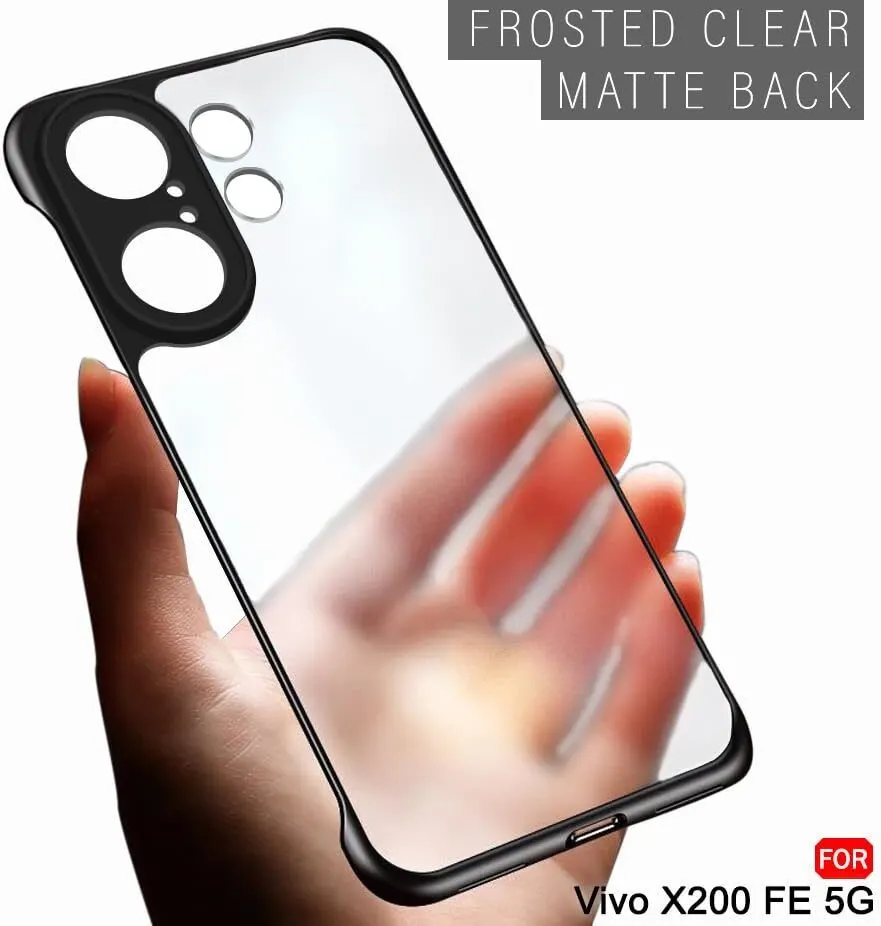 Micvir Back Cover for Vivo X200 FE 5G (Black, Pack of: 1) — image 5 of 5