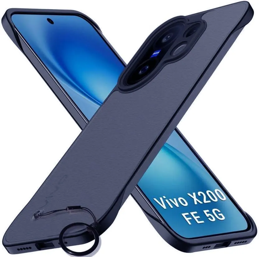 Xolia Back Cover for Vivo X200 FE 5G (Blue, Pack of: 1)