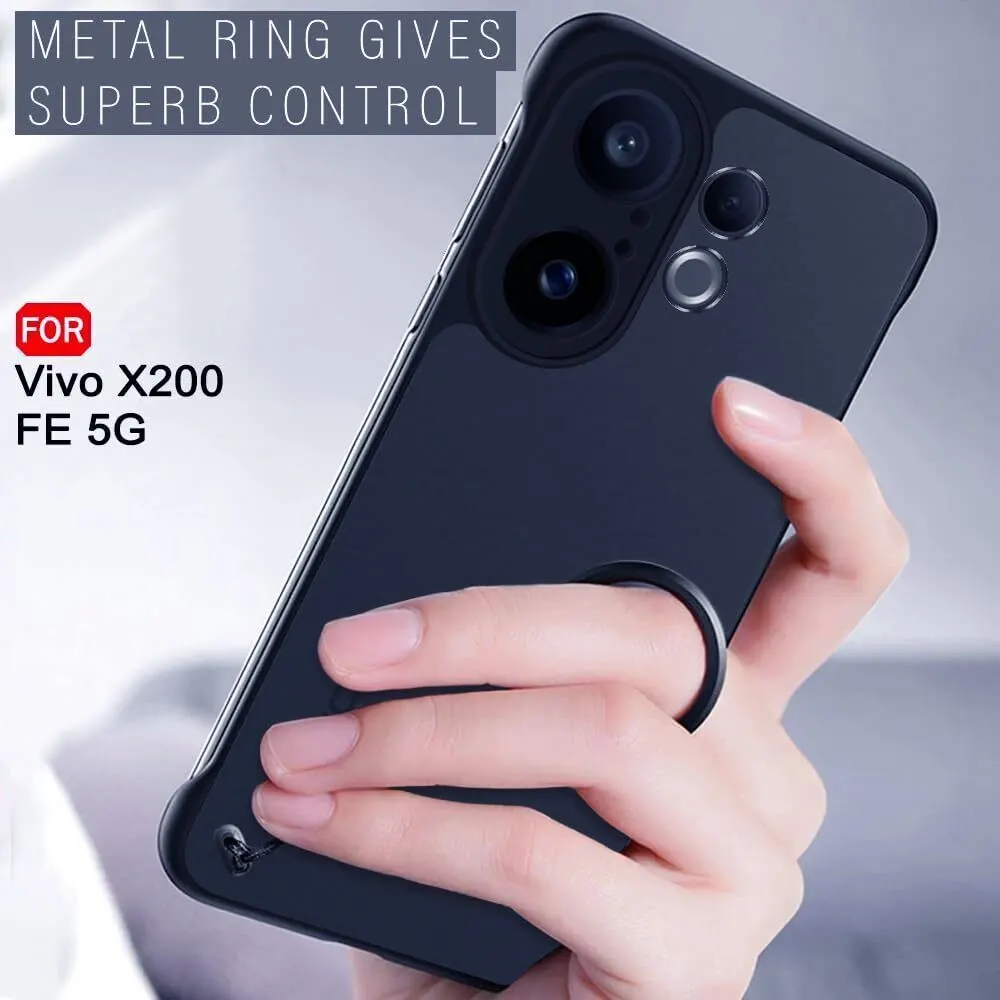 Xolia Back Cover for Vivo X200 FE 5G (Blue, Pack of: 1) — image 4 of 5