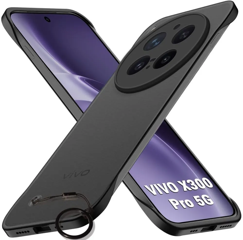 Xolia Back Cover for Vivo X300 Pro 5G (Black, Plastic, Pack of: 1)