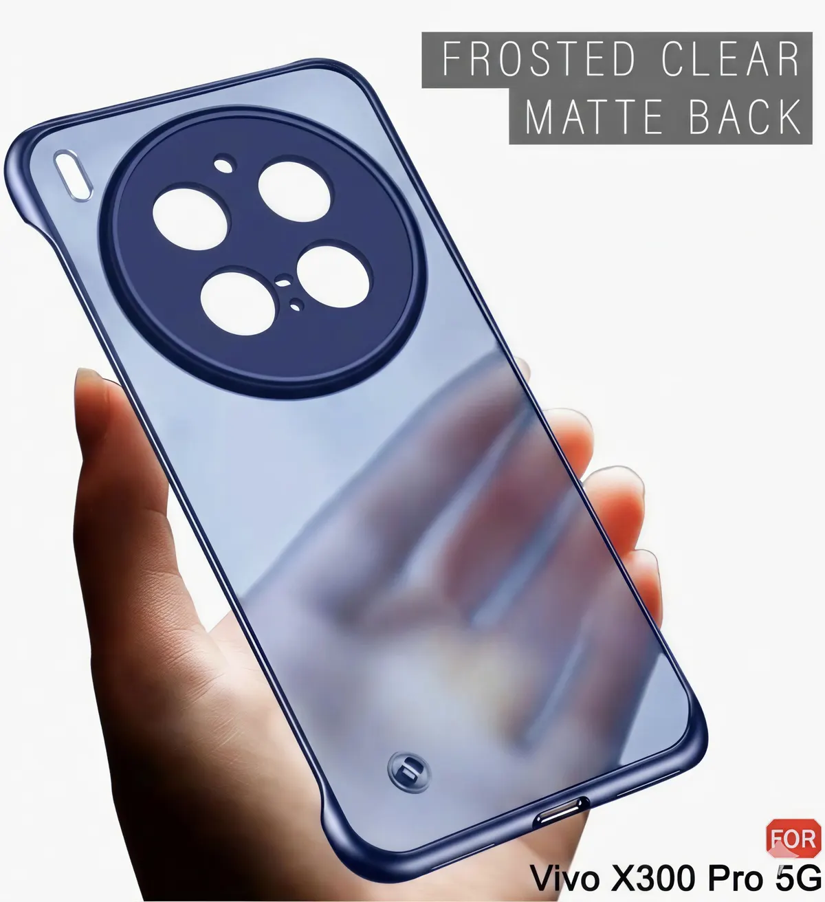 Xolia Back Cover for Vivo X300 Pro 5G (Blue, Plastic, Pack of: 1) — image 5 of 5
