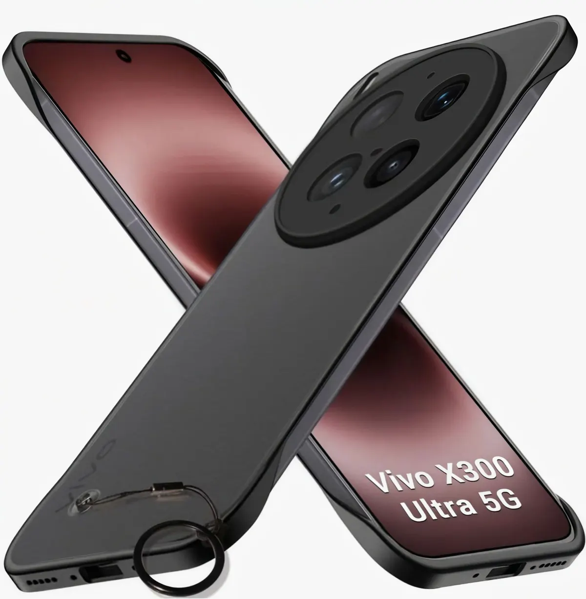 Xolia Back Cover for Vivo X300 Ultra 5G (Black, Plastic, Pack of: 1)
