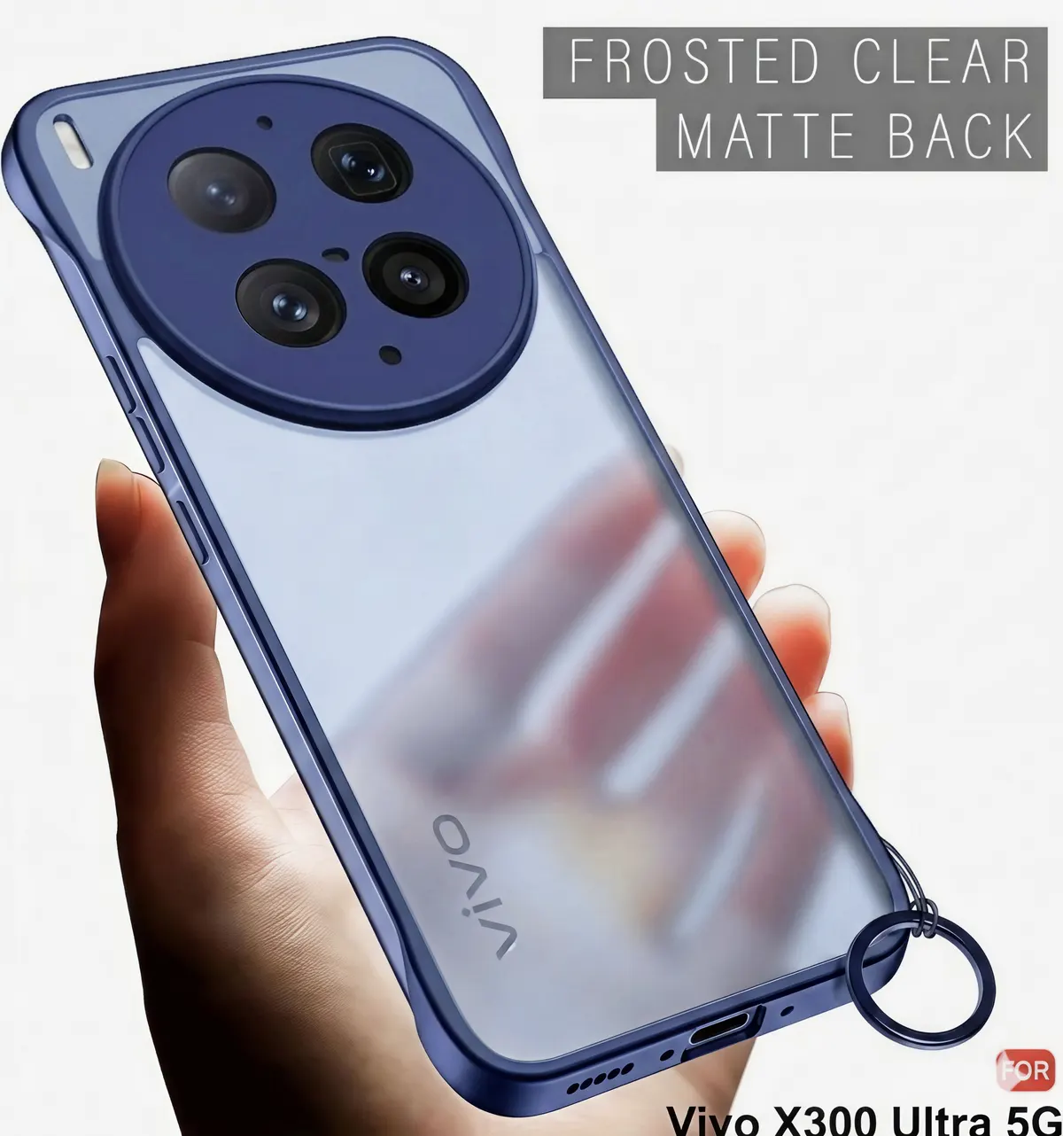 Xolia Back Cover for Vivo X300 Ultra 5G (Blue, Plastic, Pack of: 1) — image 5 of 5
