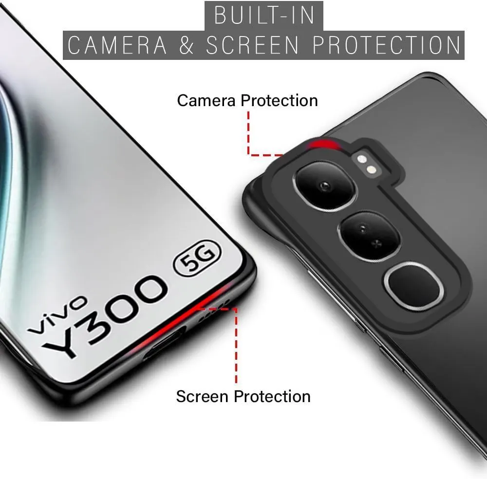 Micvir Back Cover for Vivo Y31 5G (Black, Plastic, Pack of: 1) — image 3 of 5