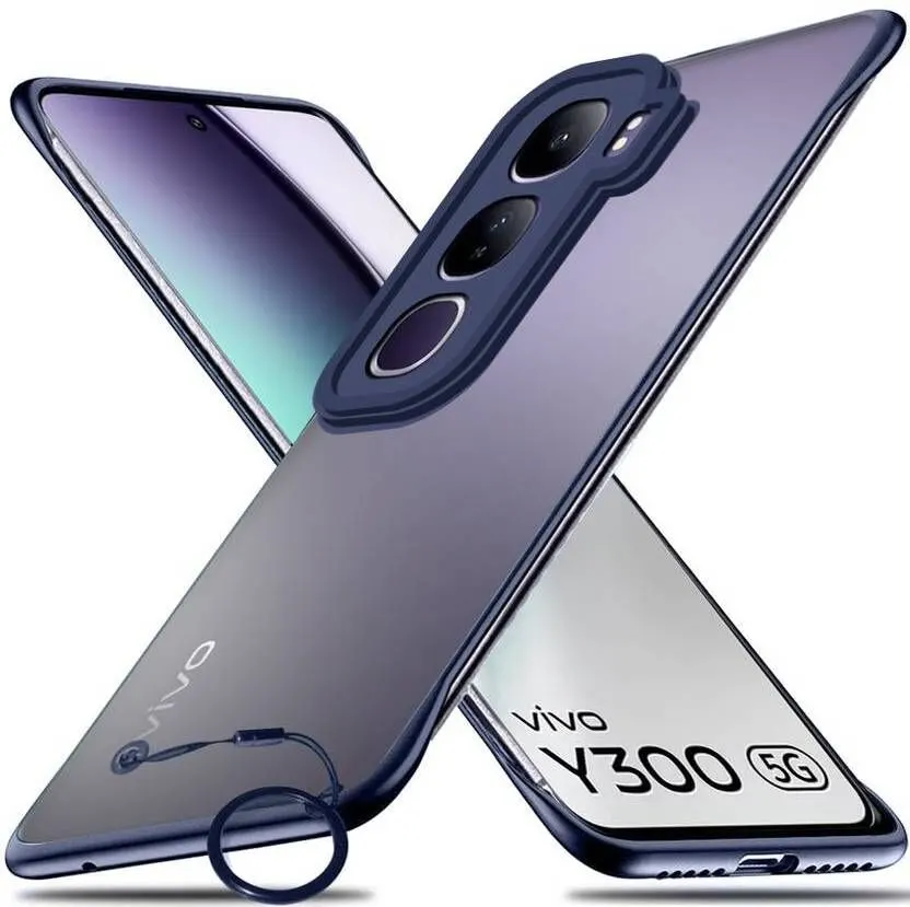 Micvir Back Cover for Vivo Y31 5G (Blue, Pack of: 1)