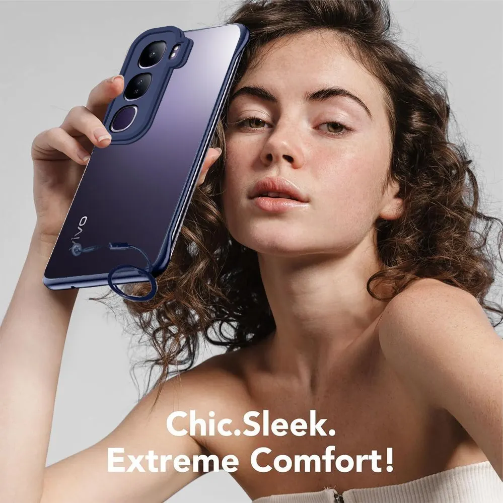 Micvir Back Cover for Vivo Y31 5G (Blue, Pack of: 1) — image 4 of 5