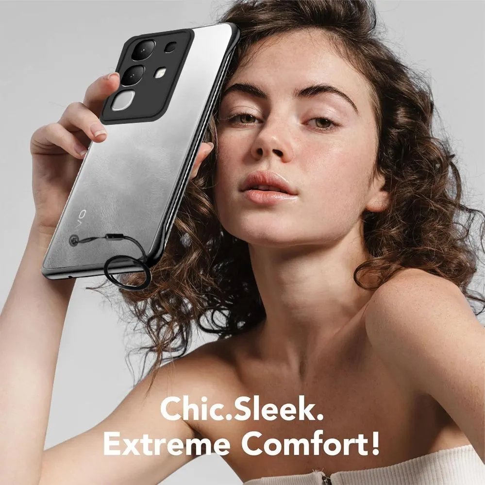 Micvir Back Cover for Vivo Y31 Pro 5G (Black, Pack of: 1) — image 4 of 5
