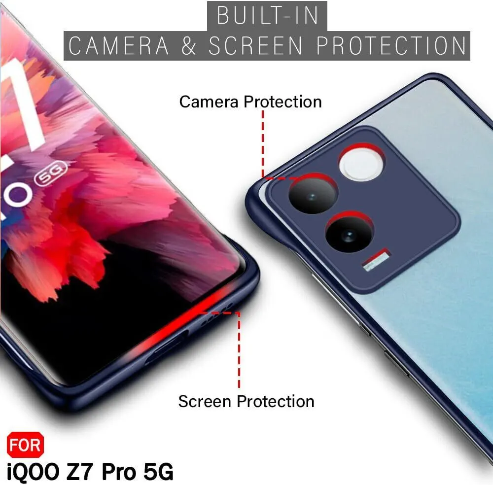 Micvir Back Cover for Vivo T2 Pro 5G (Blue, Pack of: 1) — image 4 of 5