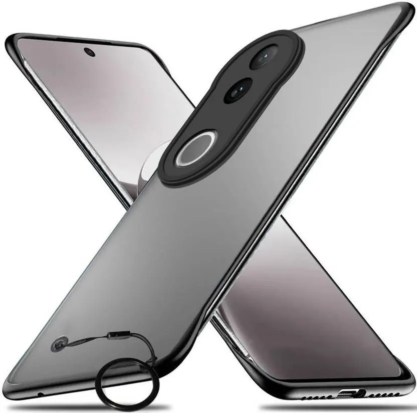 Micvir Back Cover for iQOO Z10R 5G (Black, Pack of: 1)