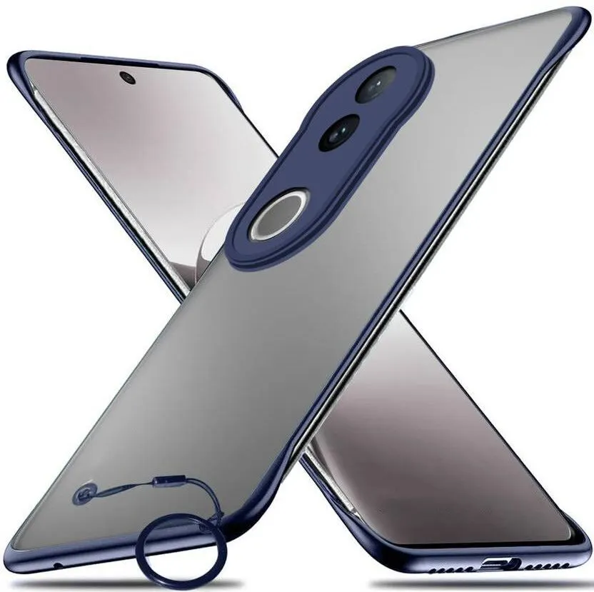 Micvir Back Cover for iQOO Z10R 5G (Blue, Plastic, Pack of: 1)