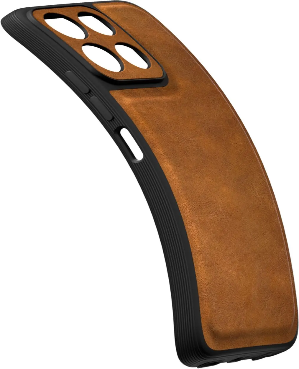 Xolia Back Cover for Motorola Moto G57 Power 5G (Brown, Camera Bump Protector, Artificial Leather, Pack of: 1) — image 4 of 5