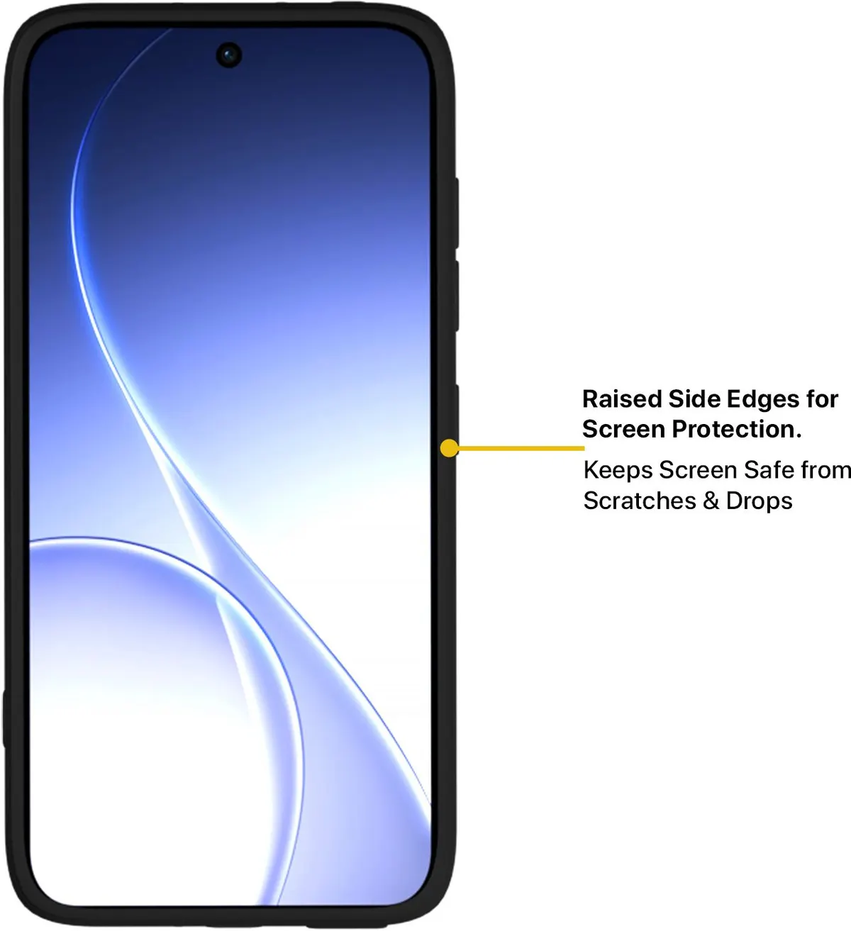 Xolia Back Cover for Oppo Reno 15 5G (Black, Camera Bump Protector, Artificial Leather, Pack of: 1) — image 5 of 5