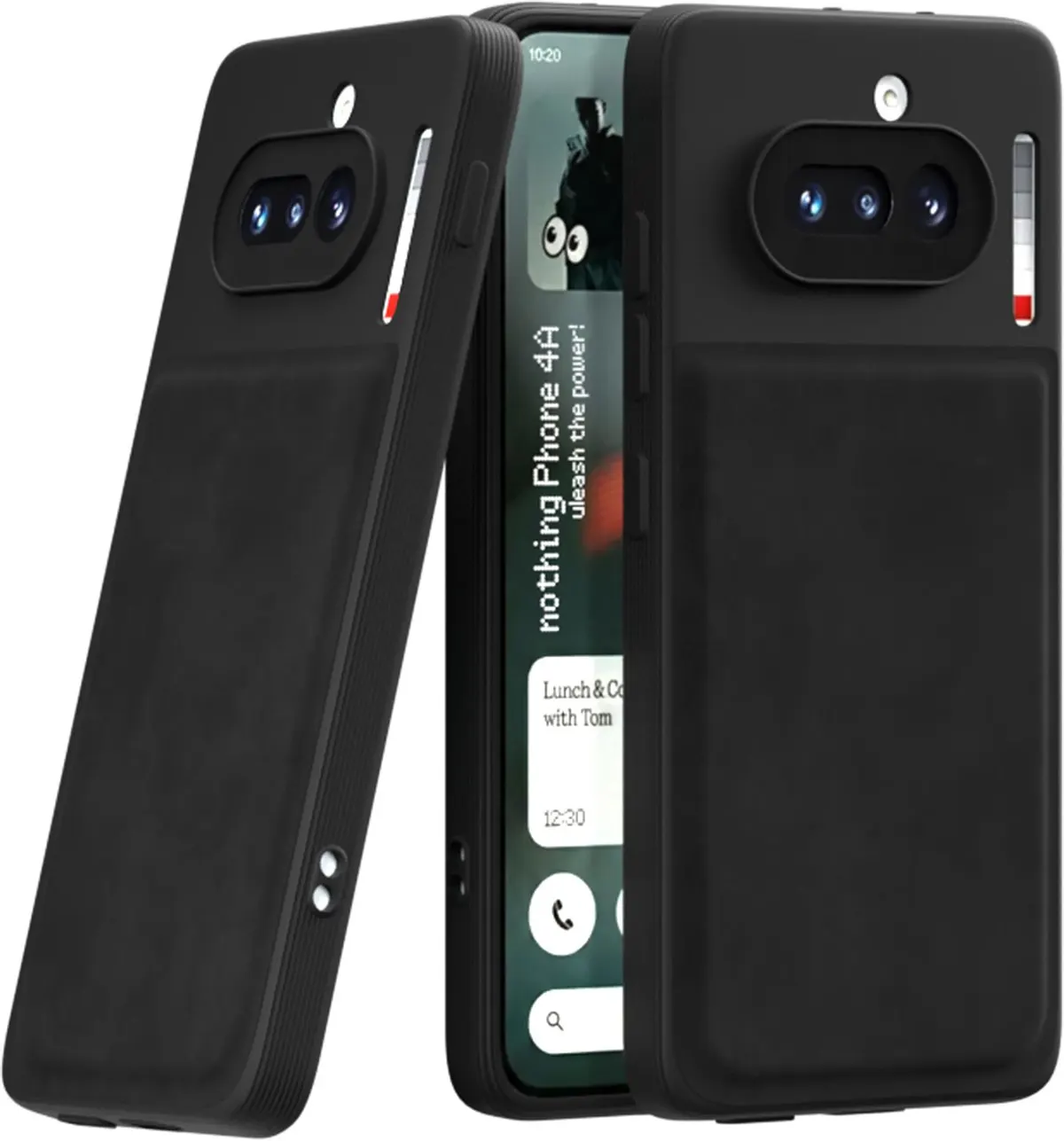 Xolia Back Cover for Nothing Phone 4a 5G (Black, Camera Bump Protector, Artificial Leather, Pack of: 1)