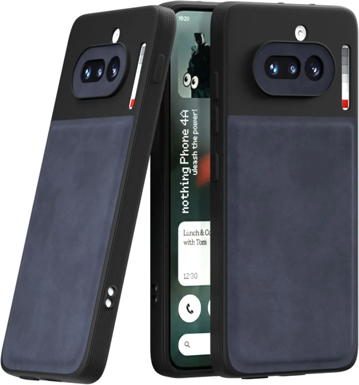 Xolia Back Cover for Nothing Phone 4a 5G (Blue, Camera Bump Protector, Artificial Leather, Pack of: 1)