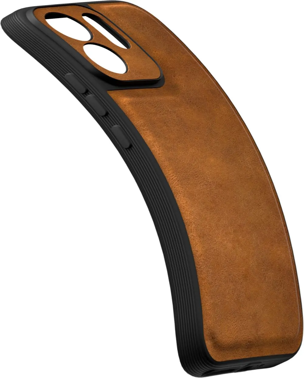Xolia Back Cover for Vivo V70 Elite 5G (Brown, Camera Bump Protector, Artificial Leather, Pack of: 1) — image 4 of 5