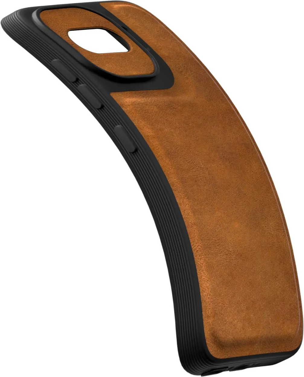 Xolia Back Cover for IQOO 15r 5G (Brown, Camera Bump Protector, Artificial Leather, Pack of: 1) — image 4 of 5